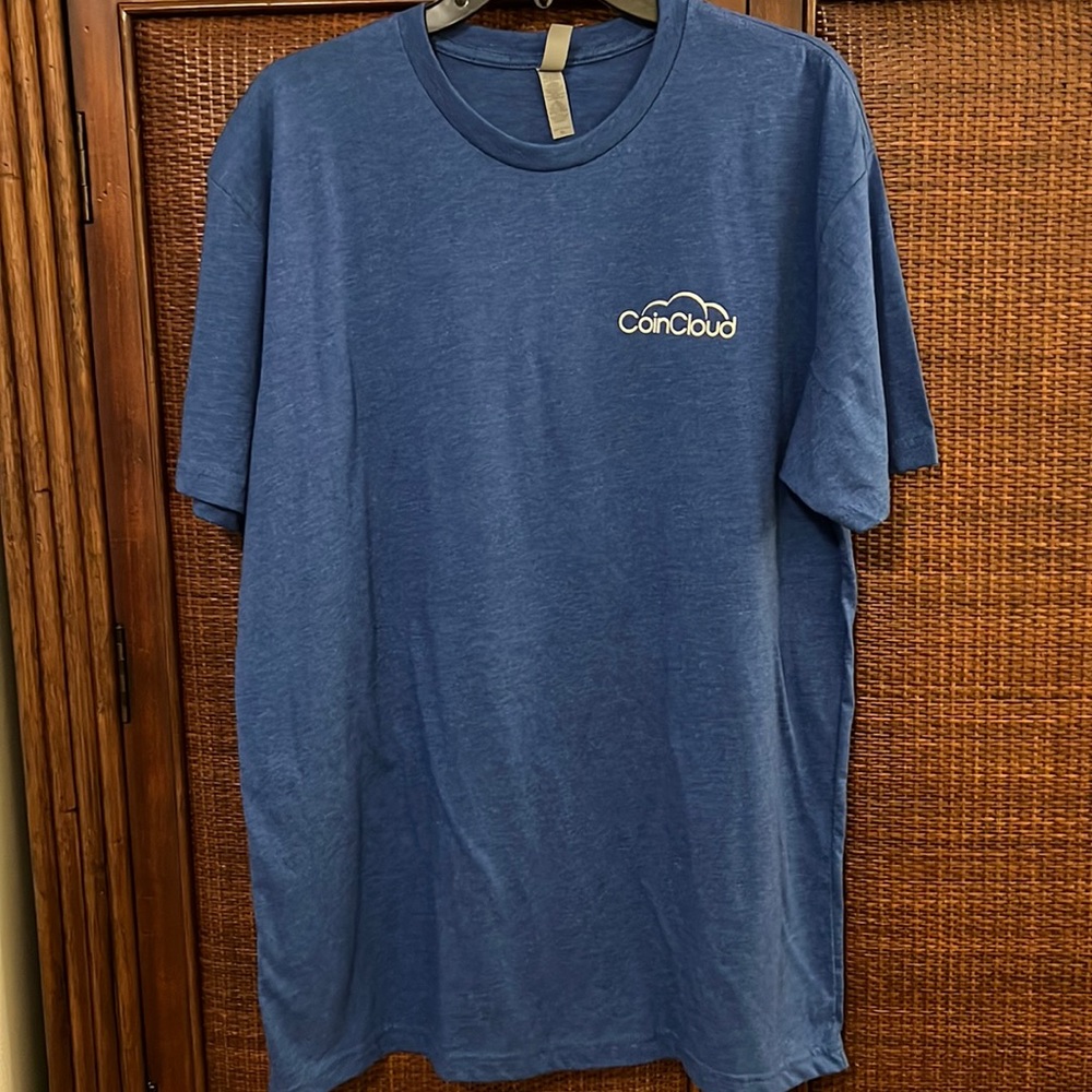 NWOT NEXT LEVEL APPAREL “COIN CLOUD” T-SHIRT•UNISEX•SIZE XL